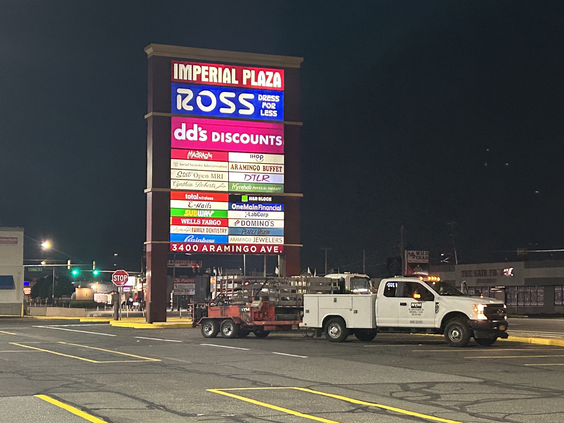 Imperial Plaza Parking Lot: Parking Lot Maintenance